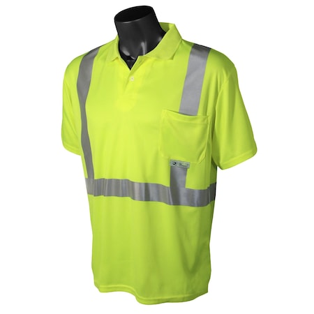 CL2 Hi Vis Safety Ss Polo Shirt-Grn-Xl MPN:ST12-2PGS-XL