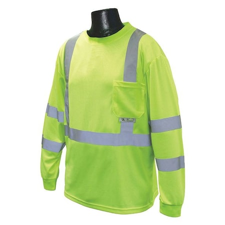 CL3 Ls T-Shirt With Max-Dri-Grn-L MPN:ST21-3PGS-L