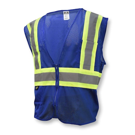 Econ TPO/CL1 Two Tone Safety VEST-BLU-4X MPN:SV22-1ZBLM-4X