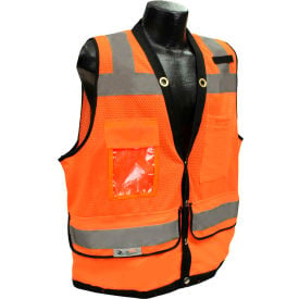 TPR/CL2 Hvy Dty Surv Safety Vest-Org-M MPN:SV59-2ZOD-M