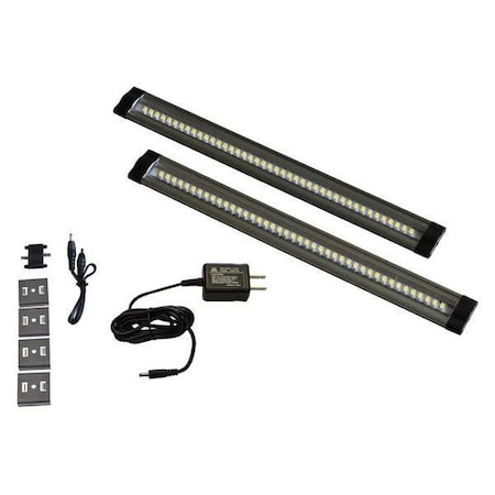 LED Striplight, 3000K, 12In, PK2 MPN:ES-CA02-WW