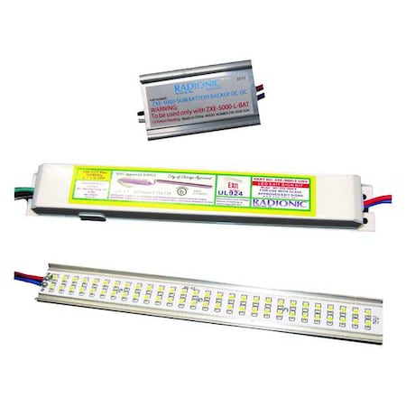 Exit Sign LED Retrofit Kit, 120/277V, 4.5W MPN:ZXE-5000-L-BAT