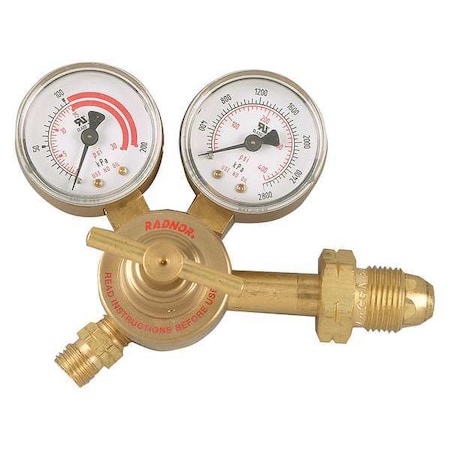 Gas Regulator, Acetylene, Single Stage, 0.885