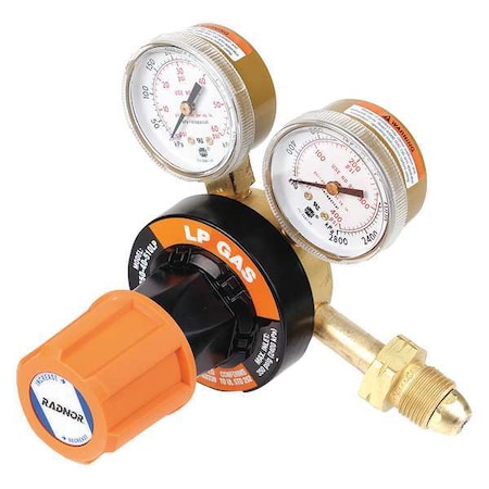Gas Regulator, Propane, Propylene, Single Stage, 0.885