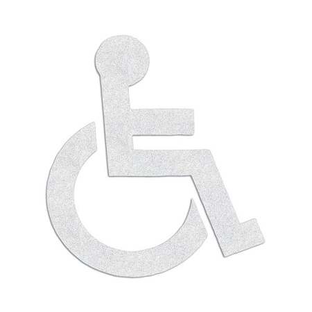 Preformed Thermoplastic Pavement Markings, Thermoplastic, 38 in Length, 3 ft Width, White MPN:PR-TH-28HS