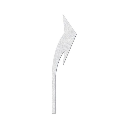 Preformed Thermoplastic Pavement Markings, Thermoplastic, 12 ft Length, 3 ft Width, White MPN:PR-TH-3532