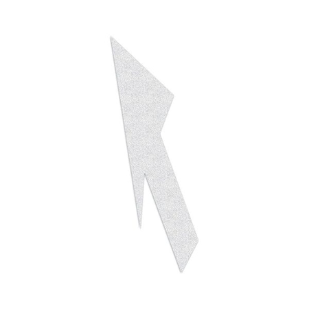 Preformed Thermoplastic Pavement Markings, Thermoplastic, 18 ft Length, 5 1/2 ft Width, White MPN:PR-TH-3537