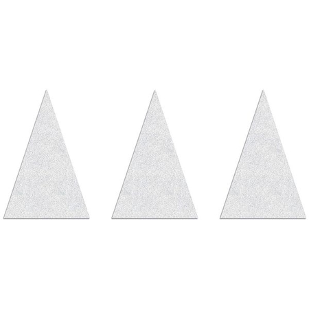 Preformed Thermoplastic Pavement Markings, Thermoplastic, 24 in Length, 16 in Width, White MPN:PR-TH-3542