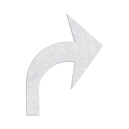 Preformed Thermoplastic Pavement Markings, Thermoplastic, 4 ft Length, 3 ft Width, White MPN:PR-TH-3549
