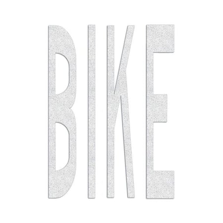 Preformed Thermoplastic Pavement Markings, Thermoplastic, 4 ft Length, 30 in Width, White MPN:PR-TH-3578
