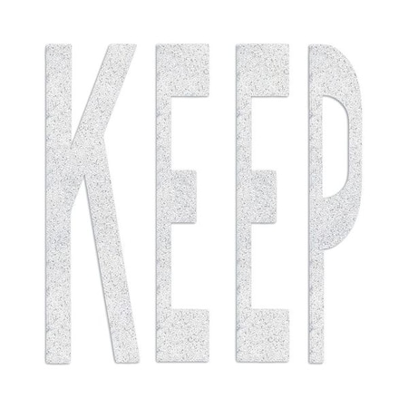 Preformed Thermoplastic Pavement Markings, Thermoplastic, 8 ft Length, 6 1/8 ft Width, White MPN:PR-TH-3610