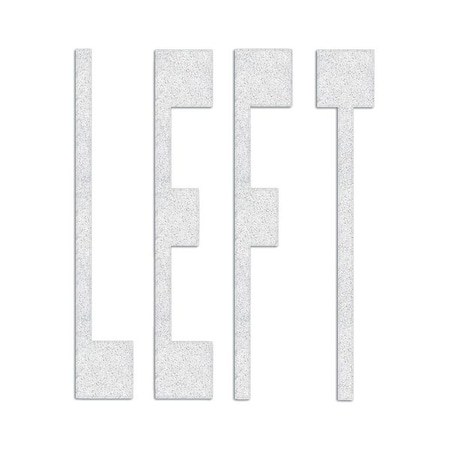 Preformed Thermoplastic Pavement Markings, Thermoplastic, 8 ft Length, 6 1/8 ft Width, White MPN:PR-TH-3612