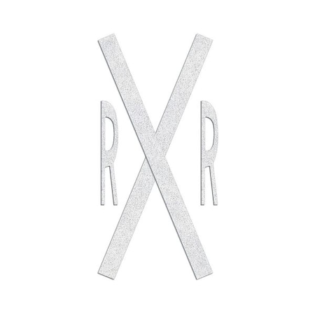 Preformed Thermoplastic Pavement Markings, Thermoplastic, 20 ft Length, 9 ft Width, White MPN:PR-TH-3619