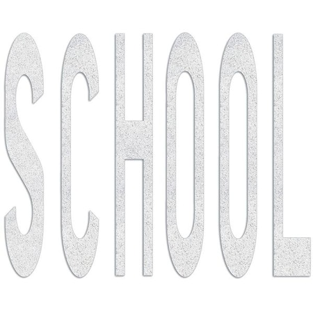 Preformed Thermoplastic Pavement Markings, Thermoplastic, 10 ft Length, 19 1/4 ft Width, White MPN:PR-TH-3621