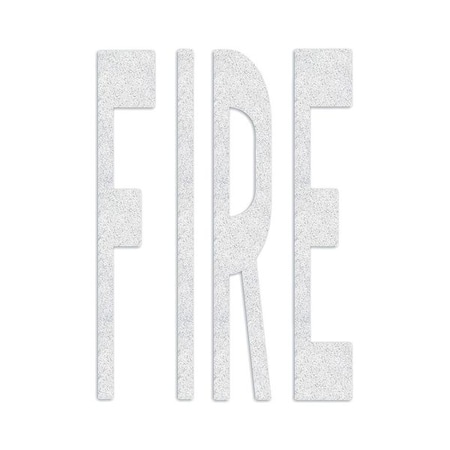 Preformed Thermoplastic Pavement Markings, Thermoplastic, 8 ft Length, 4 7/8 ft Width, White MPN:PR-TH-3633