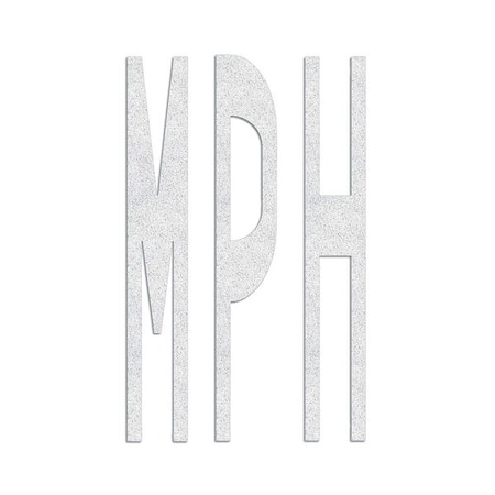 Preformed Thermoplastic Pavement Markings, Thermoplastic, 8 ft Length, 4 1/2 ft Width, White MPN:PR-TH-3638