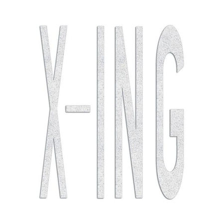 Preformed Thermoplastic Pavement Markings, Thermoplastic, 8 ft Length, 6 3/4 ft Width, White MPN:PR-TH-3652