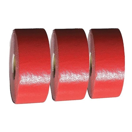 Preformed Thermoplastic Pavement Markings, Thermoplastic, 30 ft Length, 4 in Width, Red, Hand Torch MPN:PR-TH-3887