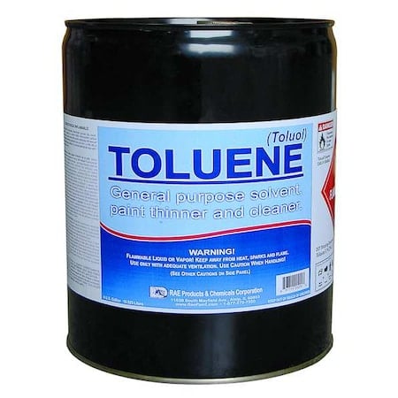 Toluene Solvent & Paint Thinner, 5 gal. MPN:S-2