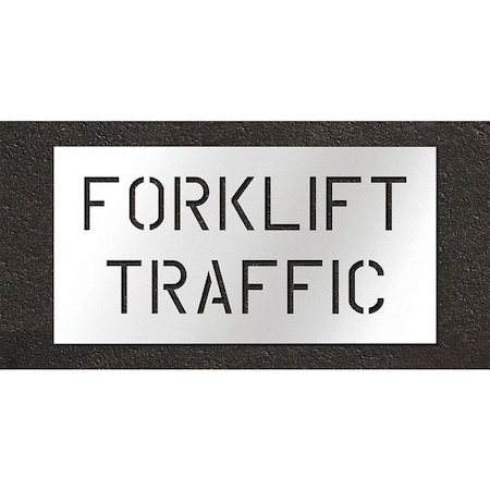Pavement Stencil, Forklift Traffic, STL-108-10602 MPN:STL-108-10602