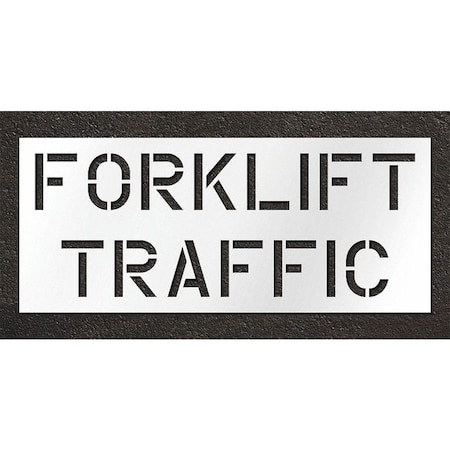 Pavement Stencil, Forklift Traffic, STL-108-11202 MPN:STL-108-11202