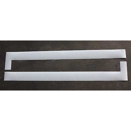 Pavement Stencil, Symbol, Wheel Stop, 9 in Character Height, Not Applicable Font, Polyethylene MPN:STL-108-5050