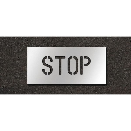 Pavement Stencil, Stop, STL-108-70403 MPN:STL-108-70403