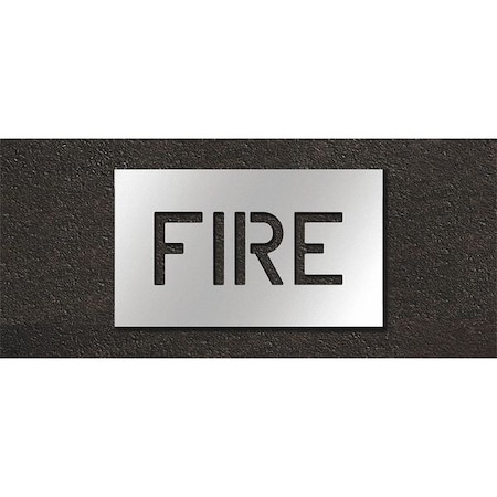 Pavement Stencil, Fire, STL-108-70601 MPN:STL-108-70601