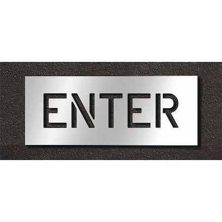 Pavement Stencil, Enter, STL-108-70604 MPN:STL-108-70604