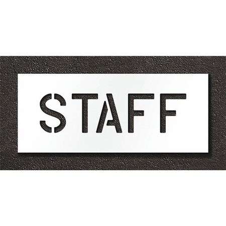 Pavement Stencil, Staff, STL-108-70613 MPN:STL-108-70613