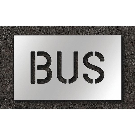 Pavement Stencil, Bus, STL-108-70615 MPN:STL-108-70615