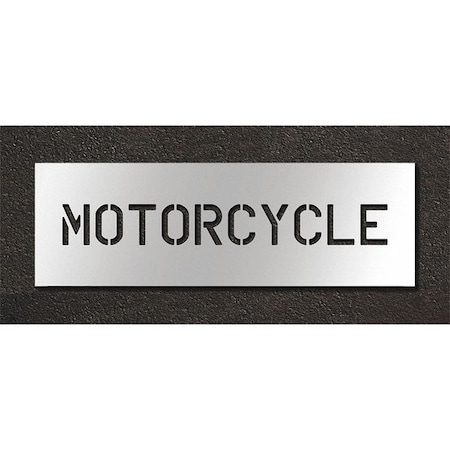 Pavement Stencil, Motorcycle, STL-108-70616 MPN:STL-108-70616