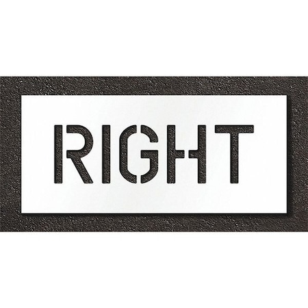 Pavement Stencil, Right, STL-108-70621 MPN:STL-108-70621
