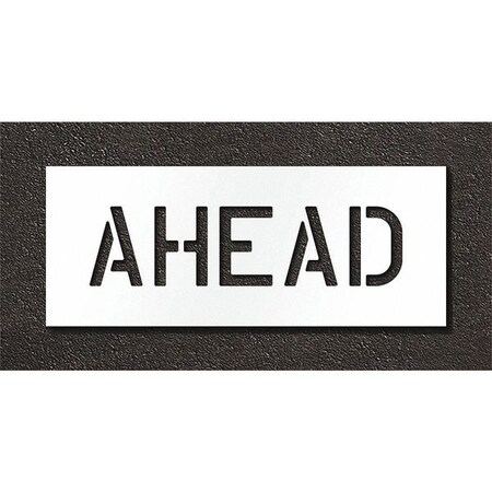 Pavement Stencil, Ahead, STL-108-70628 MPN:STL-108-70628