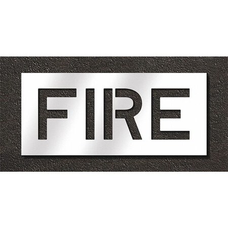 Pavement Stencil, Fire, STL-108-71001 MPN:STL-108-71001