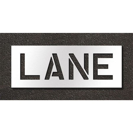 Pavement Stencil, Lane, STL-108-71002 MPN:STL-108-71002