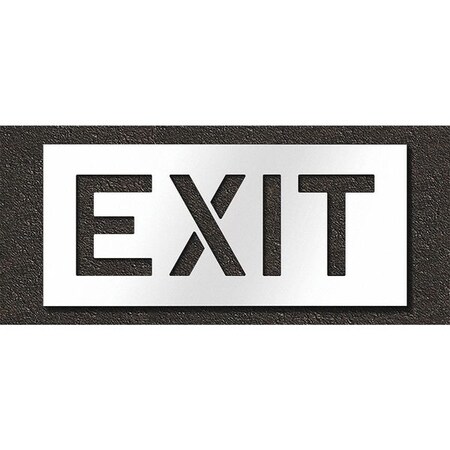 Pavement Stencil, Exit, STL-108-71005 MPN:STL-108-71005
