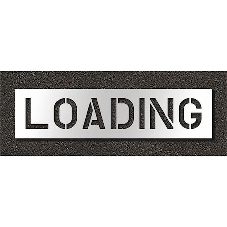 Pavement Stencil, Loading, STL-108-71012 MPN:STL-108-71012