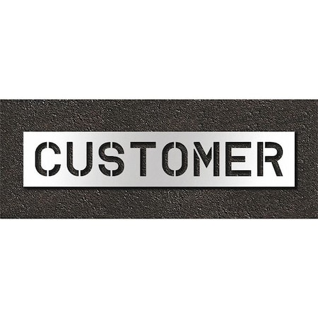 Pavement Stencil, Customer, STL-108-71014 MPN:STL-108-71014
