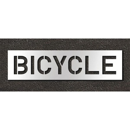 Pavement Stencil, Bicycles, STL-108-71018 MPN:STL-108-71018