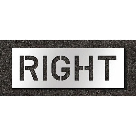 Pavement Stencil, Right, STL-108-71021 MPN:STL-108-71021