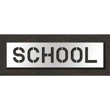 Pavement Stencil, School, STL-108-71023 MPN:STL-108-71023
