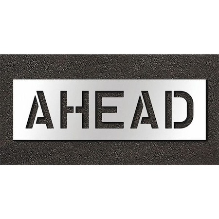 Pavement Stencil, Ahead, STL-108-71028 MPN:STL-108-71028