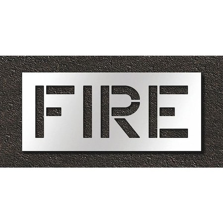 Pavement Stencil, Fire, STL-108-71201 MPN:STL-108-71201