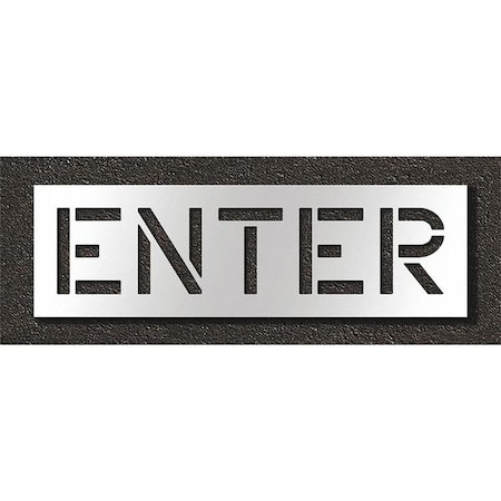 Pavement Stencil, Enter, STL-108-71204 MPN:STL-108-71204
