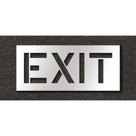 Pavement Stencil, Exit, STL-108-71205 MPN:STL-108-71205