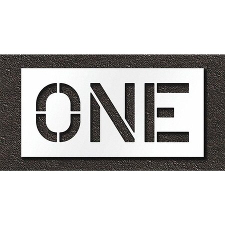 Pavement Stencil, One, STL-108-71209 MPN:STL-108-71209