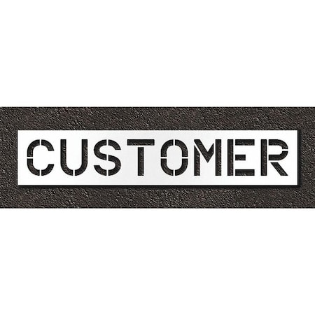 Pavement Stencil, Customer, STL-108-71214 MPN:STL-108-71214