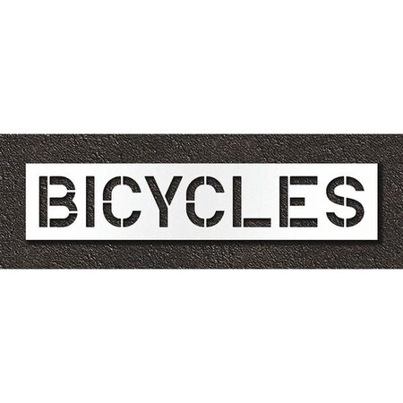 Pavement Stencil, Bicycles, STL-108-71218 MPN:STL-108-71218