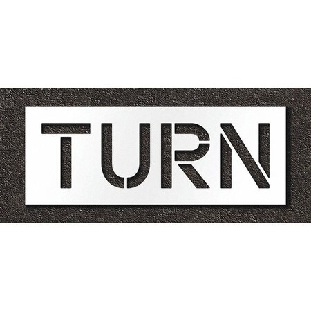 Pavement Stencil, Turn, STL-108-71219 MPN:STL-108-71219